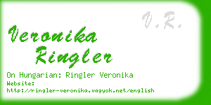 veronika ringler business card